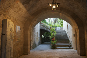 House of France Street of the Knights Old town Rhodes Greece 03