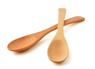 Wooden Spoon isolated on white background