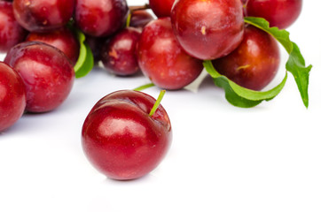 Ripe plums