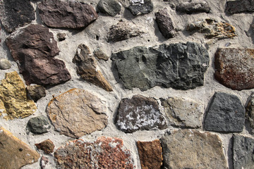 Stone wall background horizontal