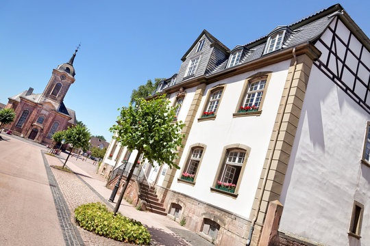 Blick auf Stadtkirche in Bad Arolsen