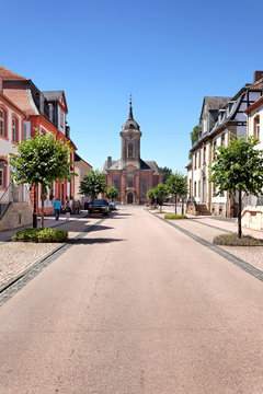 Innenstadt von Bad Arolsen mit Stadtkirche