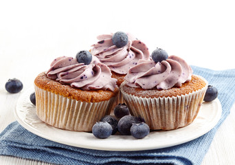blueberry cupcakes