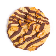 Chocolate chip cookies with peanuts