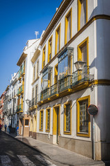 Fototapeta na wymiar Street of old Spanish town Seville