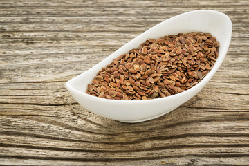 brown flax seeds