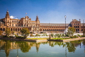 Fototapeta premium Spanish Square in Sevilla, Spain.