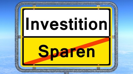 investieren statt sparen