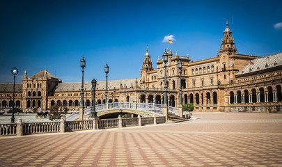 Obraz premium Plaza Espana in Sevilla , Spain