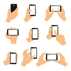 Touch screen hand gestures
