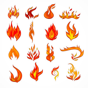 Fire icon sketch