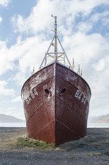 Oldest steel ship in Iceland