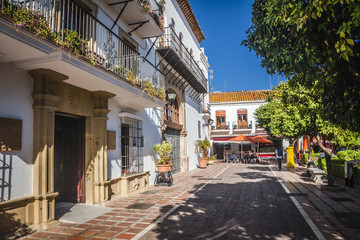 Obraz premium beautiful old city Marbella in Spain