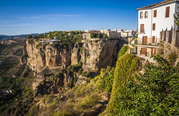 Fototapeta na wymiar The village of Ronda in Andalusia, Spain.