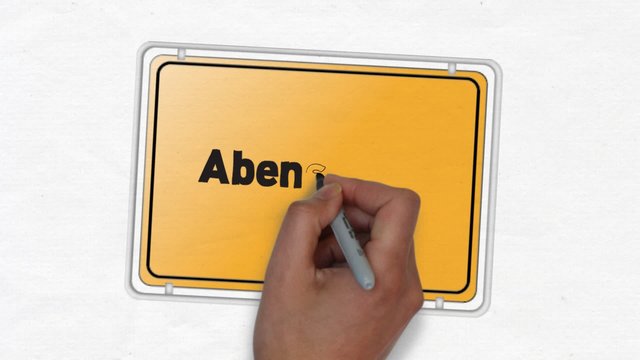 Abensberg Ortseingangsschild Ortsschild Ortseingang Stadt