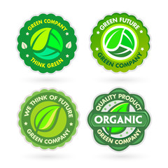 Bio - Ecology - Green icon set