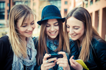 three beautiful friends authentic