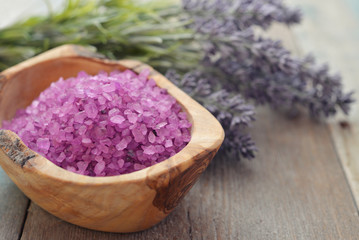 Lavender with sea salt