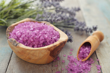 Lavender with sea salt
