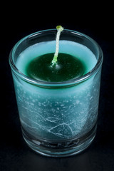 Beautiful Color Candle in Glass