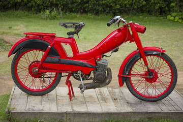 old vintage motorcycle