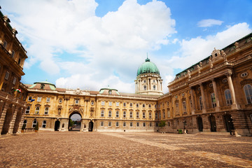 Obraz premium Courtyard, Buda Castle, Royal Palace in Budapest
