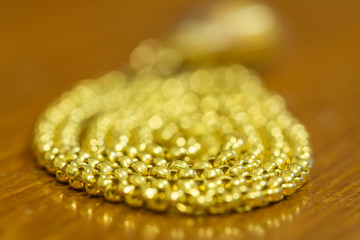 Gold necklace