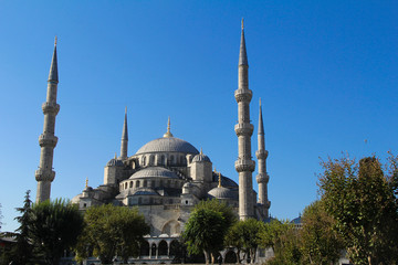 Fototapeta na wymiar The Blue Mosque - Istanbul, Turkey