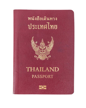 Thailand Passport on table
