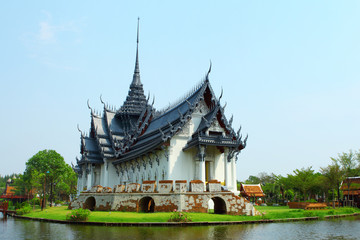 Fototapeta na wymiar Sanphet Prasat Palace Bangkok