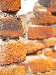 Old Red Brick background