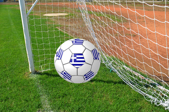 socccer worll cup 2014 - Greece - goal nets - Brazil