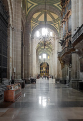 Obraz premium Interiors of a church, Metropolitan Cathedral Of The Assumption