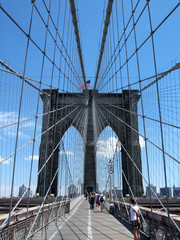Brooklyn bridge, New York City, New York State, USA
