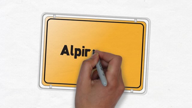 Alpirsbach Ortseingangsschild Ortsschild Ortseingang Stadt
