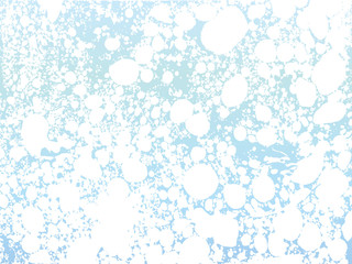 水玉の背景　絵の具と油分をまぜて作成