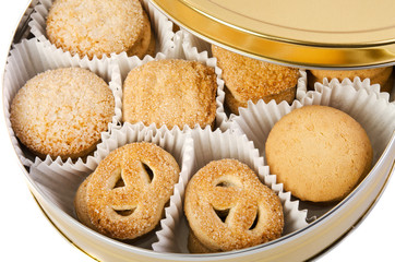 Obraz na płótnie Canvas Sweet cookies in a box