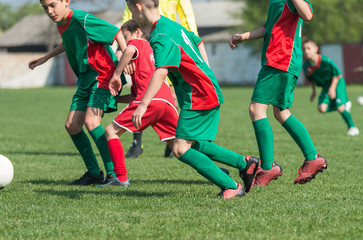 Obraz premium kids' soccer