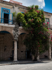 Fototapeta premium Facade of a house, Havana, Cuba