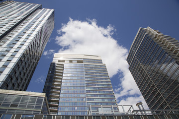 Obraz premium Modern condominium buildings