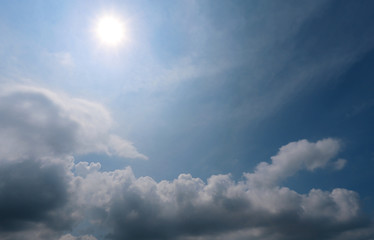 Sun in the sky