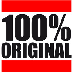100% Original Logo