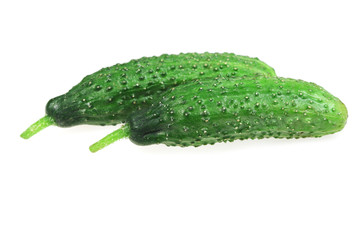Food  ingredient green cucumbers