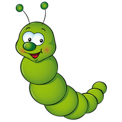 Niedliche Raupe