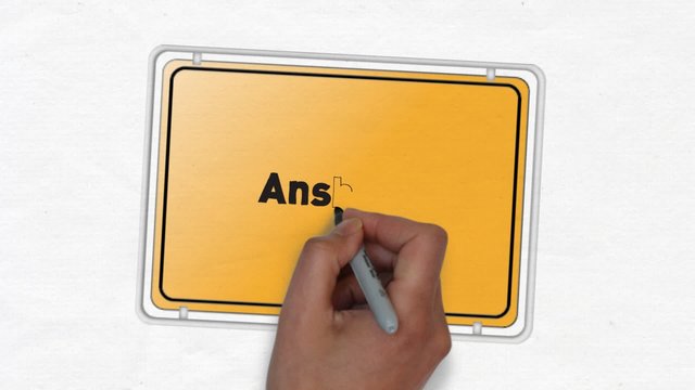 Ansbach Ortseingangsschild Ortsschild Ortseingang Stadt
