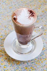 Hot chocolate drink