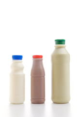Milk isolated white background