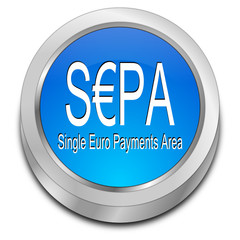 SEPA - Single Euro Payments Area - Button