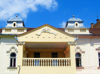 Naklejka premium балкон здания старого театра
