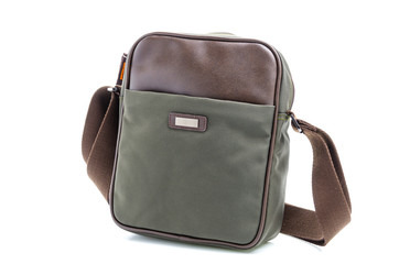 Men bag isolated on white background